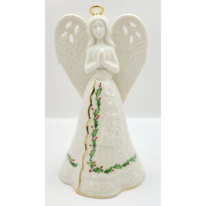 Lenox Holiday Angel Bell Ornament 5.75 Inches Christmas Decor New Opened Box
